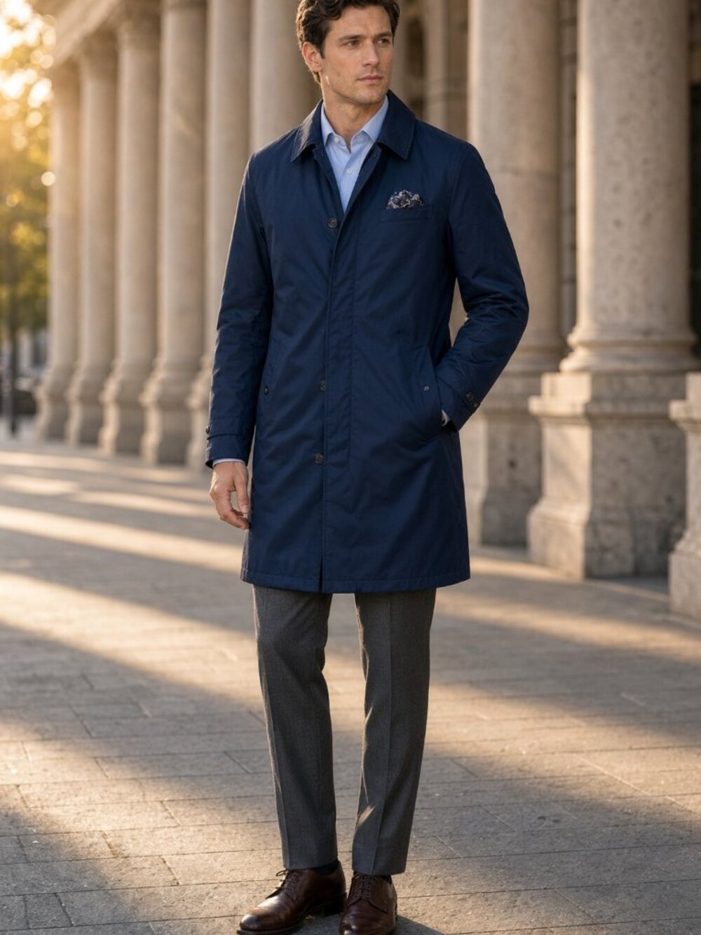 Michael Kors Men Midnight Blue Jacket Soft Civic Soft Soft Soft Soft Softly US M